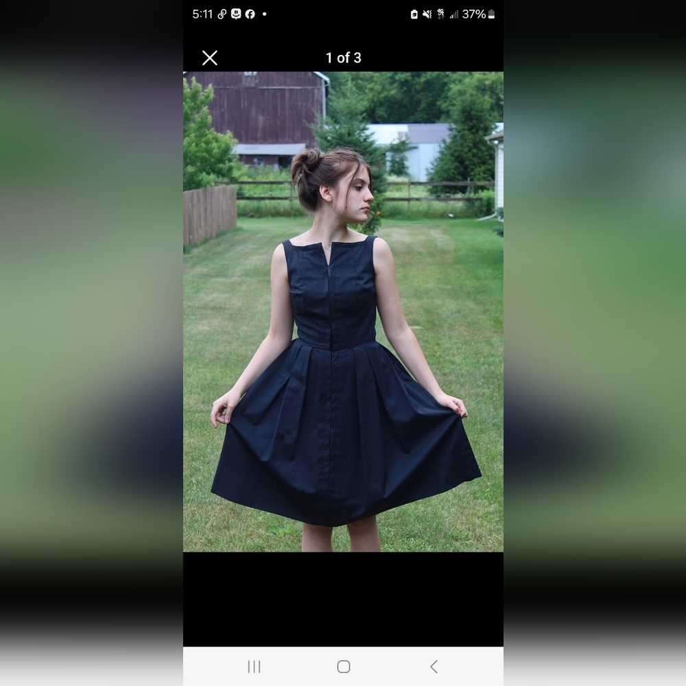 1960s Dark Academia, little Black dress